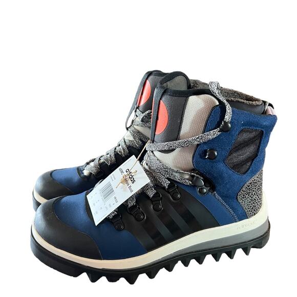 Adidas X Stella McCartney Eulampis Hiking Boots Lace Up Insulated Winter NEW 9.5 - Picture 1 of 10